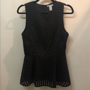 H&M form fitting peplum top